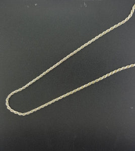 16 inches silver chain necklace
