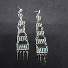 Sterling Silver Needle Point Earring - Zuni