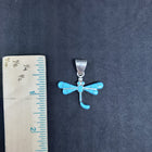 Turquoise Inlay Dragon Fly - Sterling Silver