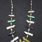 Vintage Critters Zuni fetish  sterling silver beads Necklace