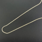 24 inches silver chain necklace