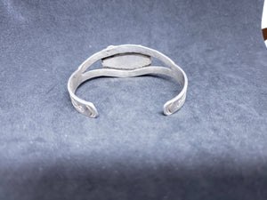 Vintage Navajo royston turquoise sterling silver cuff bracelet