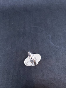 Size 9 - royston spiderweb sterling silver ring - adjustable ring