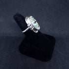 Size 9 - royston spiderweb sterling silver ring - adjustable ring