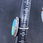 Size 12 1/4 royston turquoise sterling silver ring - adjustable ring