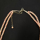 Vintage 16 inches double strands spiny oyster beaded necklace with inlay turquoise buffalo sterling silver pendant