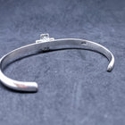 New Navajo cross kingman turquoise sterling silver cuff bracelet