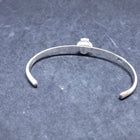 New Navajo 3 dots oval 7x9mm Kingman turquoise sterling silver cuff bracelet