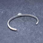 New Navajo flower round 6mm Kingman turquoise sterling silver cuff bracelet