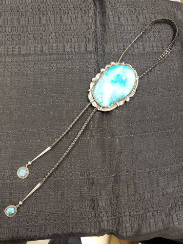 BIG BOLO TIE Sleeping beauty turquoise
