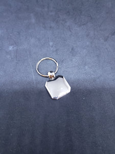 Inlay turquoise keychain