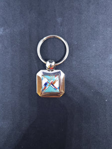 Inlay turquoise keychain