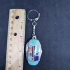 Inlay turquoise keychain with 4 knives