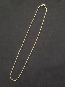 15 inches 14k gold chains necklace