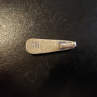 Vintage Navajo triangle teardrop shape inlay turquoise and multi stones sterling silver pendant