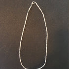 18 inches Vintage Navajo white buffalo Turquoise sterling silver beaded necklace