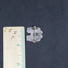 Navajo Zuni Sunface Inlay Mother of Pearl Turquoise Spiny Oyster Black Onyx sterling silver pin - Vintage