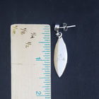 Southwest Galaxy scene with stars, cosmic, and moon inlay multi-gemstones diamond shape sterling silver post earrings