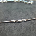 18 inches Turquoise sterling silver beaded necklace