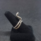 The Cobra sterling silver ring size 13 - Vintage