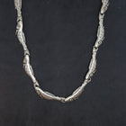 22 inches The trout sterling silver charm necklace