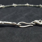 22 inches The trout sterling silver charm necklace