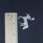 Little Horse Malachite sterling silver pendant necklace