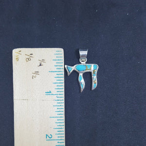 Southwest Little Bear Turquoise pendant necklace