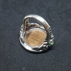 Rare 1905 Indian Head penny great condition turquoise sterling silver ring size 8 1/2