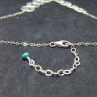 Dream Catchers with Feather Turquoise sterling silver charm necklace