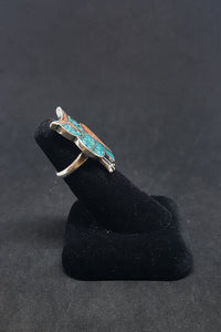 Size 6 - The Wonder Owl micro stones sterling silver ring - Vintage