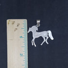 Little Horse Malachite sterling silver pendant necklace