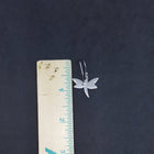 Dragonfly White Opal Sterling silver dangle earrings