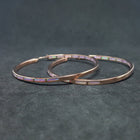 2 inches round Inlay white fire opal rose gold plated sterling silver hoop earrings