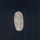 Carving Deer horn Native lady with animals Pendant