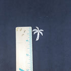 Little Palm Tree Sleeping beauty Turquoise sterling silver small pendant necklace
