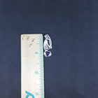 Twisted Arrow Blue Opal Amethyst CZ sterling silver pendant necklace