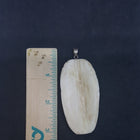 Carving Deer horn Native lady with animals Pendant