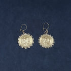 Cinco Pesos Mexicanos Golden Coin dangle earrings