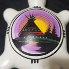 6 inch turtle wall art teepee zia