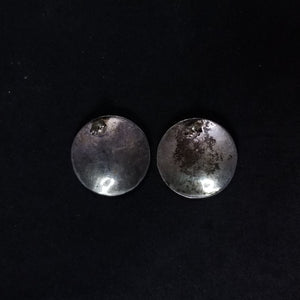 1 inches vintage Native American sterling silver post earrings