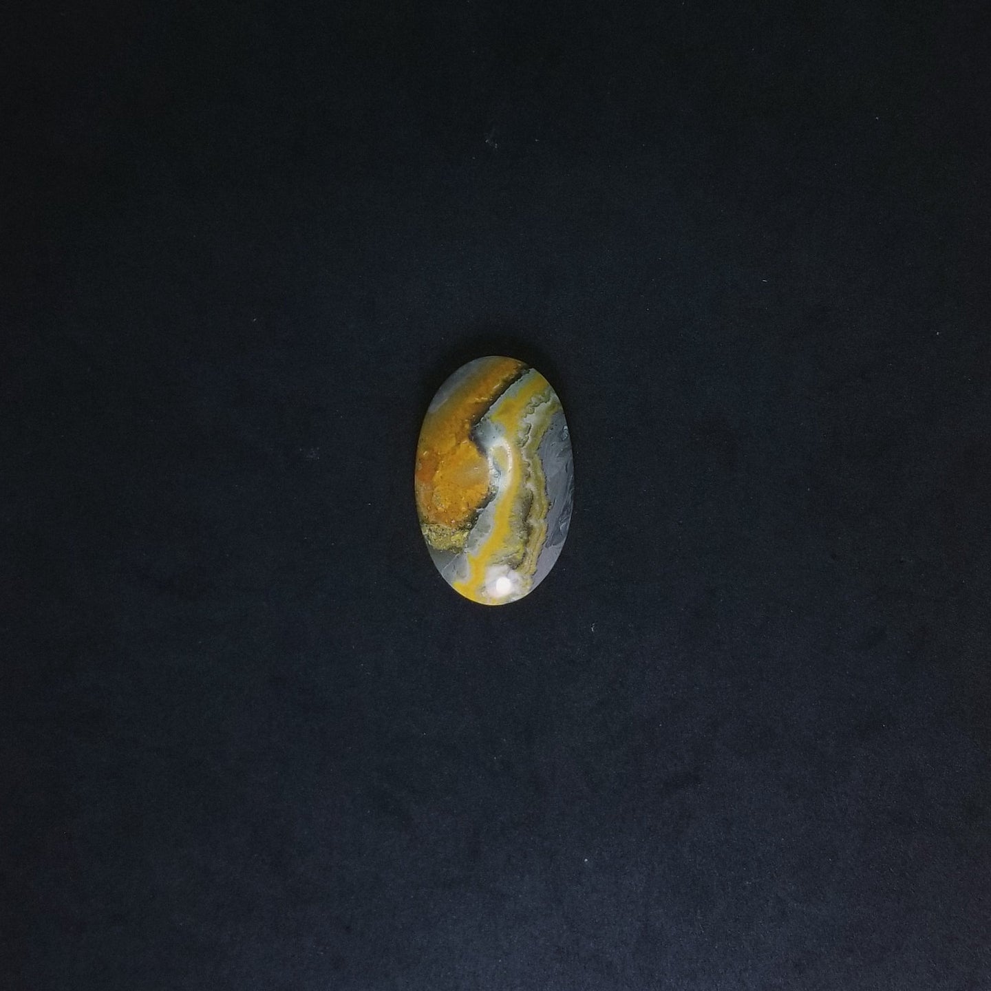 Oval Bumble Bee Jasper stone