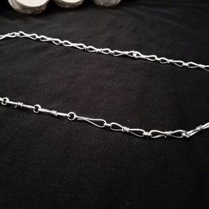 Navajo Sterling Silver Twist Chain