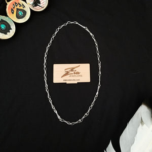 Navajo Sterling Silver Twist Chain
