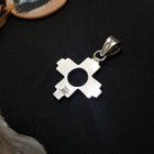 Zia Native Symbol Sterling Silver floral and twist design pendant