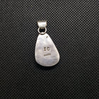 Silver Navajo Green Turquoise Pendant Necklace Sterling Silver