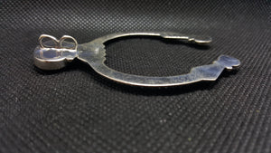 Silver Navajo Spiny Oyster Naja Pendant Necklace Sterling Silver