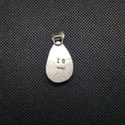 Silver Navajo Green Turquoise Pendant Necklace Sterling Silver